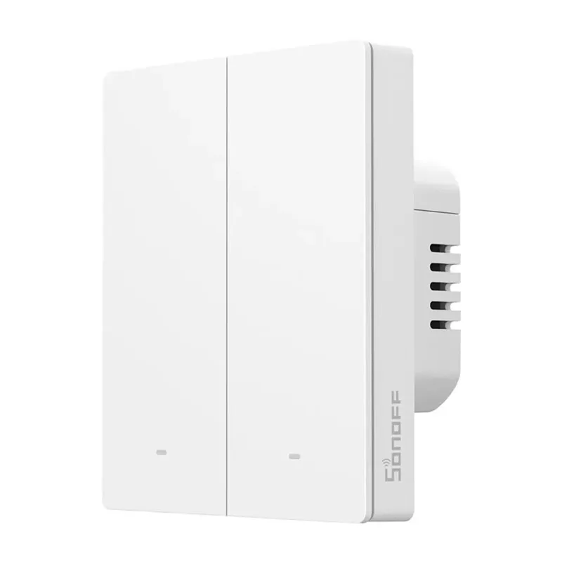 M5-2C-80W WiFi Matter smart wall switch (2-channel for frame) van SONOFF – productfoto 1 van 4