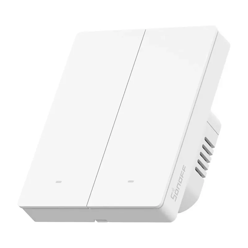 M5-2C-80W WiFi Matter smart wall switch (2-channel for frame) van SONOFF – productfoto 3 van 4