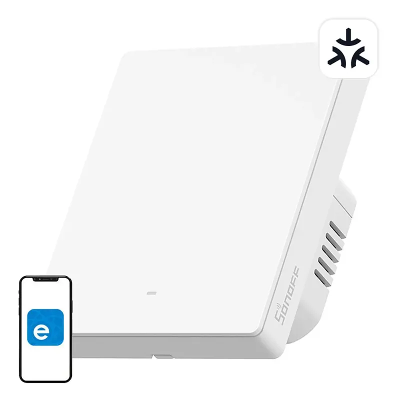 Matter M5-1C-80W WiFi smart wall switch (1-channel for frame) van SONOFF – productfoto 4 van 4