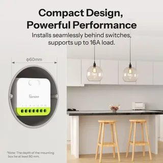 MINI-ZB2GS ZigBee two-channel mini switch by SONOFF in White – product photo 3 of 5