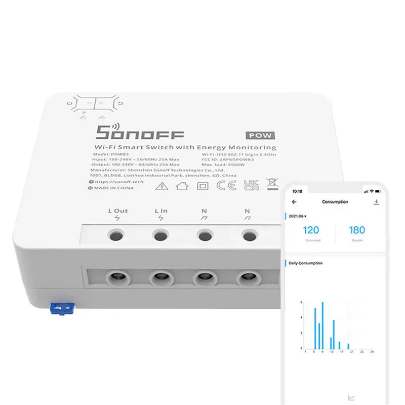 POWR3 electrical switch by SONOFF – product photo 1 of 2