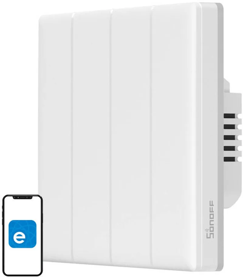 Tx T5 Touch Wifi-Schakelaar Voor Smart Home 4 Kanalen by SONOFF in Transparent – product photo