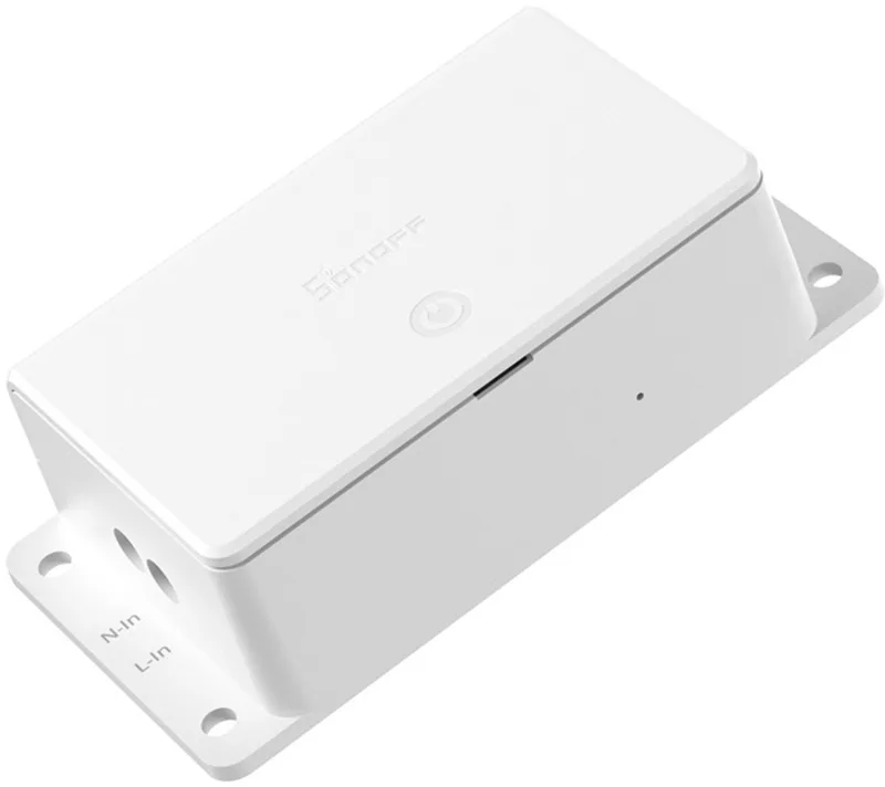 Wi-Fi Basic Switch R5 Gen5 Voor Smart Home Met Matter- En 10A-Ondersteuning van SONOFF in Transparant – productfoto