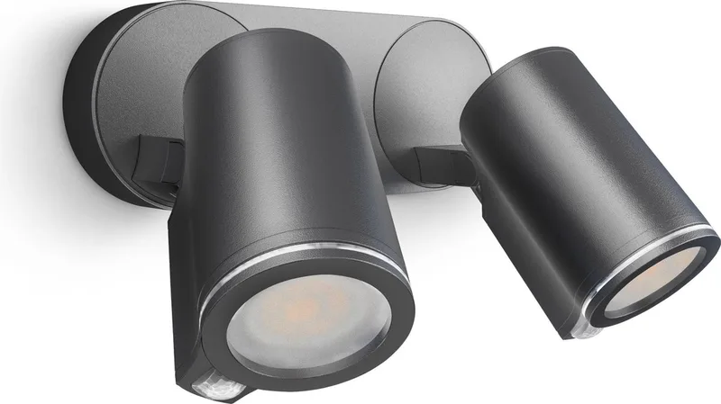 One SC Smart Sensor-Außenspot 2-flg anthrazit IP44 von Steinel in Anthrazit – Produktfoto