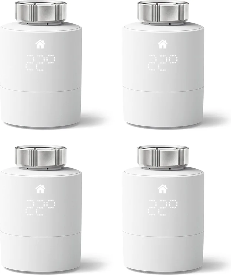 Add On - Smart Radiator Thermostat - Quattro Pack by tado° in White – product photo