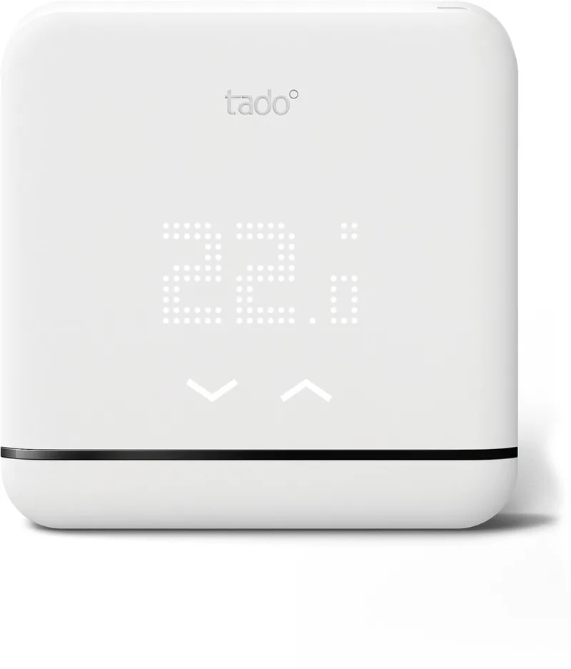 Slimme Aircobediening - Smart AC Control V3+ - Voor Airco of Lucht-luchtwarmtepomp - Alleen voor Infrarood Afstandsbediening met Display - Appbediening - Google Home, Alexa & Apple HomeKit van tado° in Wit – productfoto