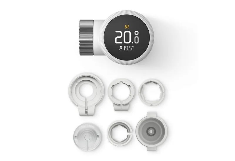 Slimme Radiatorknop X – Uitbreidingset 1 Stuk – Slimme Thermostaatknop – Werkt met Google Home, Alexa & Apple HomeKit - Draadloos de tado° en Blanc – photo produit 4 sur 5