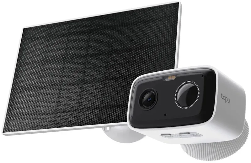 C400 KIT- Beveiligingscamera buiten met zonnepaneel - 2MP- IP65 - Nachtzicht in kleur - AI-detectie- Wifi Camera från TP-Link i 1080P – produktbild