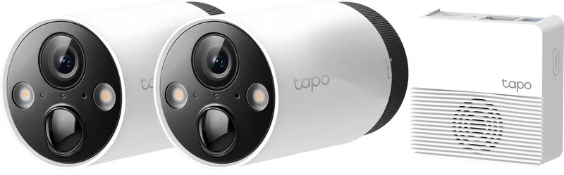 C420S2 - 2 Beveiligingscamera's/IP Camera+basisstation voor binnen & buiten - 2.5K Ultra HD van TP-Link in 2K UltraHD – productfoto
