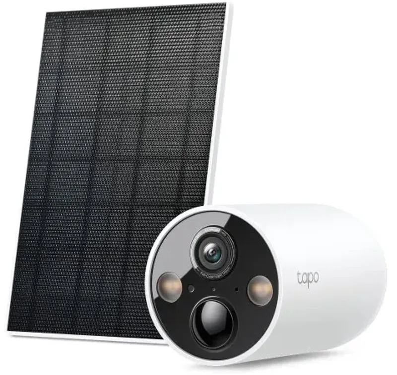 C425 KIT Beveiligingscamera buiten met zonnepaneel- QHD - IP66 von TP-Link in 2k 4mp – Produktfoto