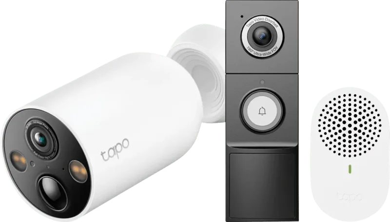 C460 + D235 Smart Battery & Wired Doorbell by TP-Link – product photo