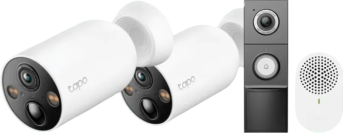 C460 Duo Pack + D235 Smart Battery & Wired Doorbell by TP-Link – product photo
