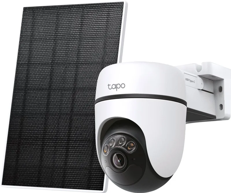 C610 KIT beveiligingscamera buiten met zonnepaneel - IP65 - AI detectie -Wifi Camera by TP-Link in 2k 3mp – product photo