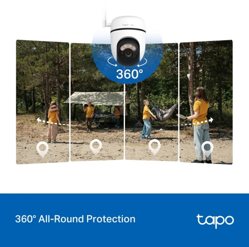 C615G KIT - beveiligingscamera buiten - Solar - 4G LTE camera - AI tracking - IP65 by TP-Link in 2k 3mp – product photo