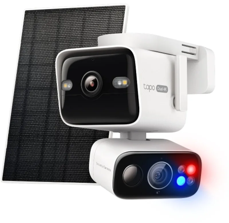 C675D KIT - Solar-Powered Dual-Lens Pan/Tilt - Beveiligingscamera de TP-Link en 4K – photo produit