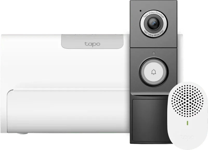 D235 Smart Battery & Wired Doorbell + H500 CentralHub by TP-Link – product photo