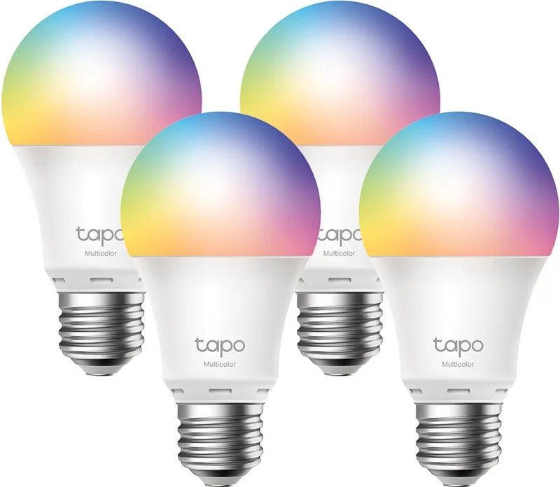 L530E Slimme Ledlamp E27 - Grote Fitting - Wit & Kleur - WiFi - 4-pack fra TP-Link – produktbillede