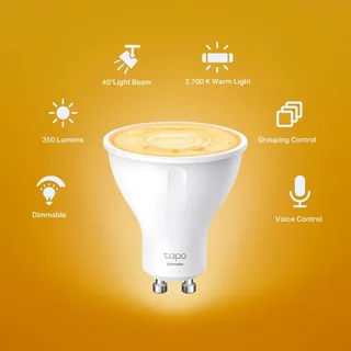 L610 Spot GU10- Warm wit -Dimbaar- Wifi- 1P by TP-Link – product photo 5 of 6