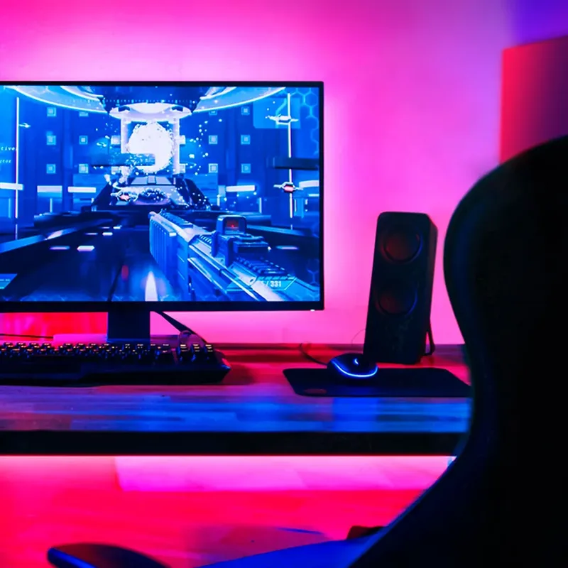 L900-5 Led strip - WiFi - 16 Miljoen kleuren- 5 meter de TP-Link en Blanc – photo produit 6 sur 6