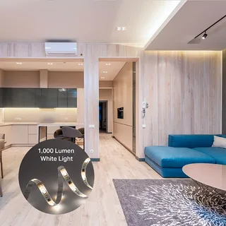 L930-5 Led strip - en Gekleurd licht - WIFI- 5 meter fra TP-Link i Hvid – produktbillede 3 af 6