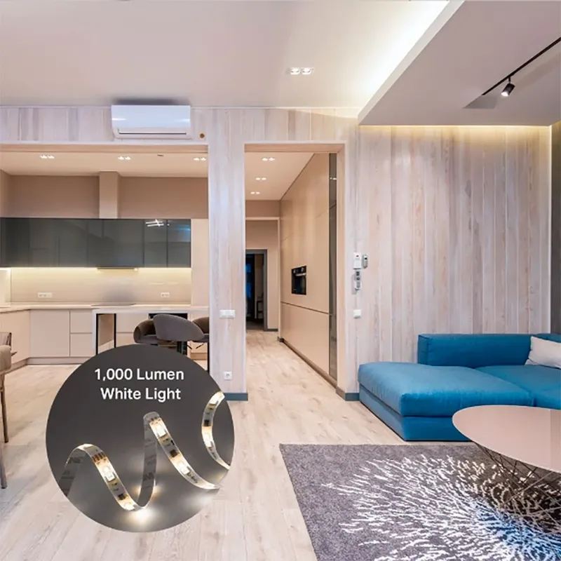 L930-5 Led strip - en Gekleurd licht - WIFI- 5 meter fra TP-Link i Hvid – produktbillede 3 af 6