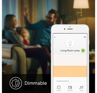LED-Leuchtmittel KL110 Doppelpack E27 LED Glühbirne 10W dimmbar warmweiß WLAN Kasa App, E27, Tageslichtweiß, Glühlampe Zeitsteuerung Sprachsteuerung Alexa Google Home IFTTT komp. by TP-Link in White – product photo 2 of 5