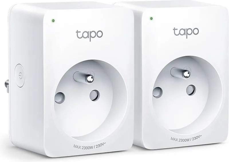P100 Slimme Stekker - Belgie - 2 pack by TP-Link in White – product photo