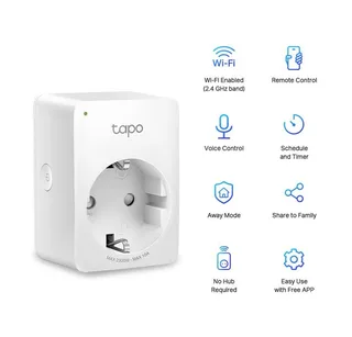 P100 Slimme Stekker - Nederland- 1 Pack de TP-Link en Blanc – photo produit 2 sur 5