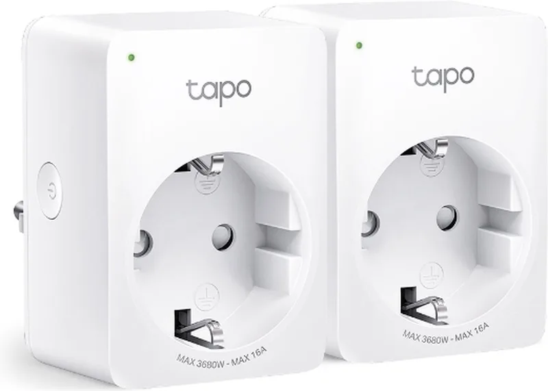 P110 - Slimme Stekker - Smart Plug - 2 stuks - WiFi Stopcontact - Energiebewaking von TP-Link in Weiß – Produktfoto