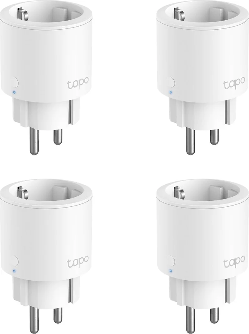 P115 -Slimme Stekker 4 pak - Smart Plug - Wifi Stopcontact - Energiebewaking - Mini by TP-Link in White – product photo