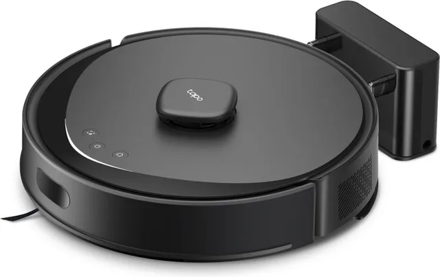 RV30 Max Robotstofzuiger met dweilfunctie - 5300 Pa Hyperzuigkracht - LiDAR+IMU Dual-navigatie - Vacuüm & Dweil met Tapo IQ+ Smart Cleaning