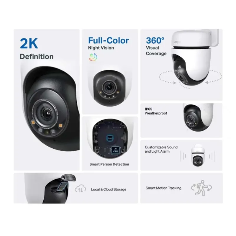 TC41 IP-camera Zwart från TP-Link – produktbild 2 av 2
