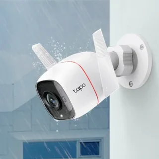Überwachungskamera Tapo TC65 (Bewegungserkennung, Ultrahochauflösend) van TP-Link in Wit – productfoto 2 van 3