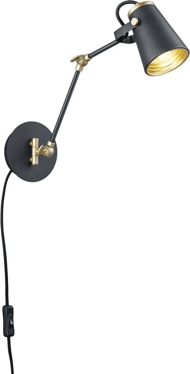 EDWARD - Wandlamp - excl. 1x E14 3,5 W - Afstandsbediening - Geintegreerde dimmer - Traploos instelbare lichtkleur - Niet extern dimmerbaar - RGBW-kleurenwisselaar - Geheugenfunctie - WiZ