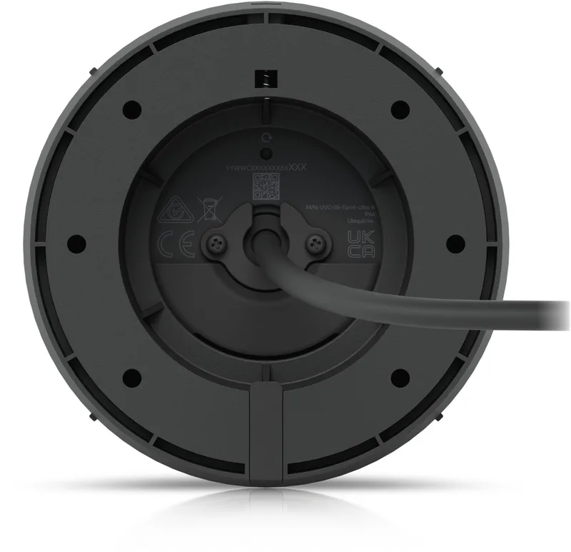UniFi UVC-G5-Turret-Ultra-B Serie - Beveiligingscamera - 4MP - PoE - IP66 by Ubiquiti in Black – product photo