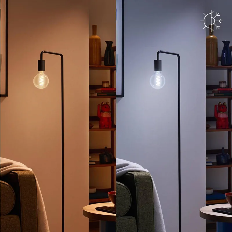 G95 LED filament lamp Globe WiFi E27 6,3W RGBW von WiZ – Produktfoto 5 von 5