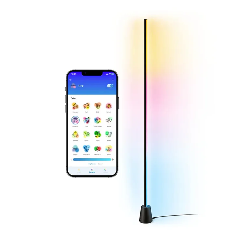 Gradient Vloerlamp van WiZ in Zwart – productfoto 2 van 2