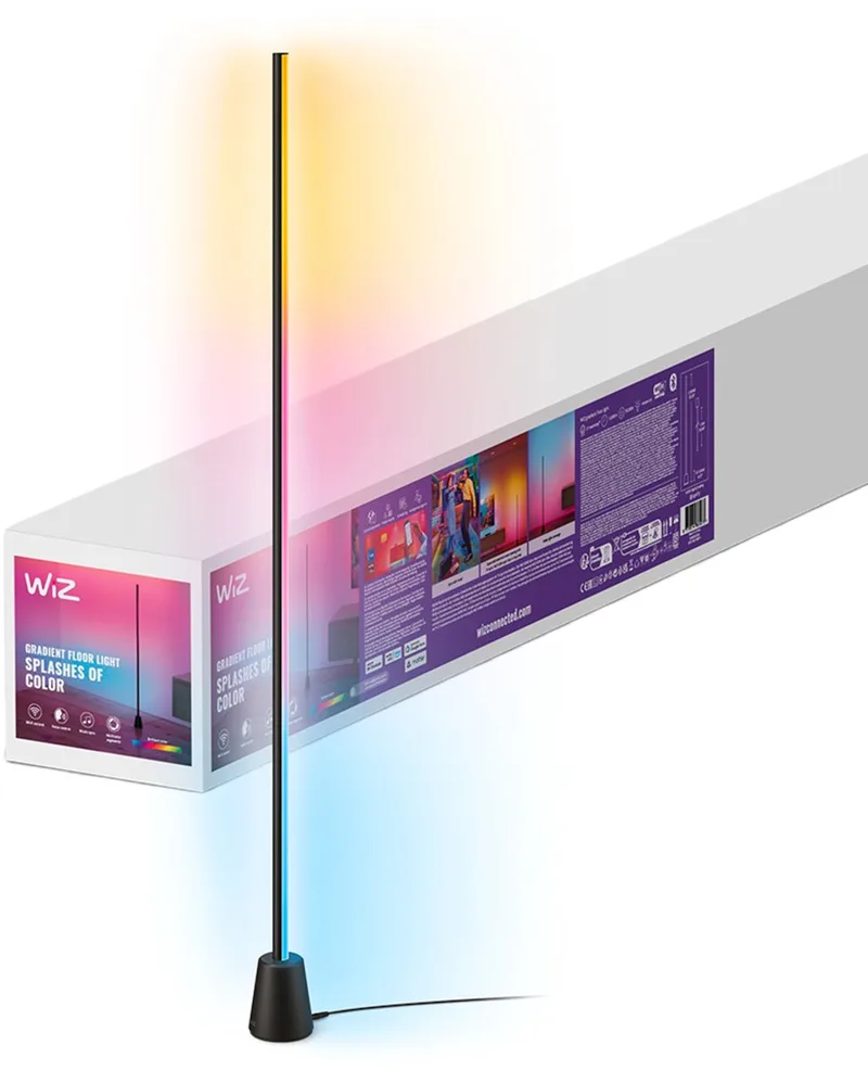 Gradient Vloerlamp van WiZ in Zwart – productfoto 1 van 2
