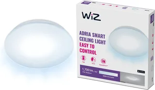 Plafondlamp Adria - Koelwit Licht - Slimme LED Verlichting - Geïntegreerde LED - 17W - Wi-Fi van WiZ in Wit – productfoto 1 van 6