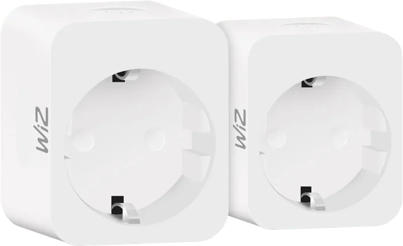 Slimme Stekker met verbruiksmeter 2-pack van WiZ – productfoto