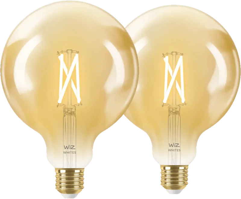 Smart Filament lamp Globe XL 2-pack - Warm tot Koelwit Licht - E27 by WiZ – product photo