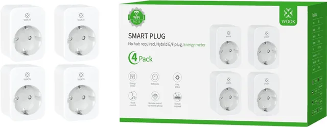 R6118 4 PACK - Smart Plug - Energy Monitoring - Alexa & Google Assistant - No Hub Required