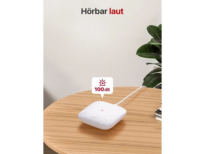 SBS50 Basisstation für Rauchmelder (keine, kompatibel mit WLAN-Rauchmelder FS31/FS61/FS121) by X-Sense in White – product photo 3 of 5