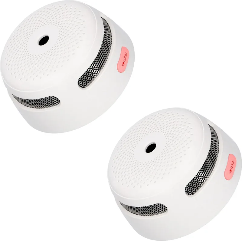 XS01 Rookmelder - 2 Rookmelders - 10 jaar batterij - Compact design - Voldoet aan Europese norm - Brandalarm by X-Sense in White – product photo
