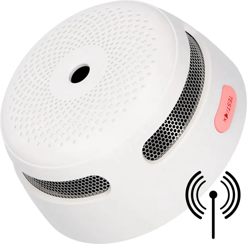 XS01-W Draadloos koppelbare rookmelder - 10 jaar batterij - Voldoet aan Europese norm - Koppelbaar brandalarm by X-Sense in White – product photo