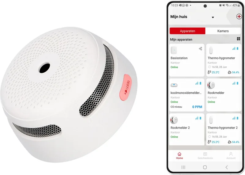 XS01-WX Slimme rookmelder met Wifi van X-Sense in Wit – productfoto
