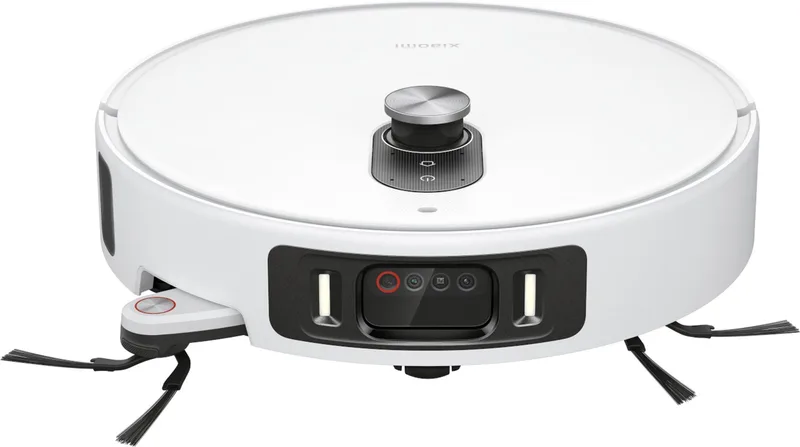 Robot Vacuum 6 Pro EU - Robotstofzuiger met Dweilfunctie - 30.000 Pa Zuigkracht - AI Obstakeldetectie - LiDAR Navigatie - Zelfreinigend Omni-Station - Heetwater Dweilreiniging - Automatisch Legen - Heteluchtdroging fra Xiaomi i Sort – produktbillede
