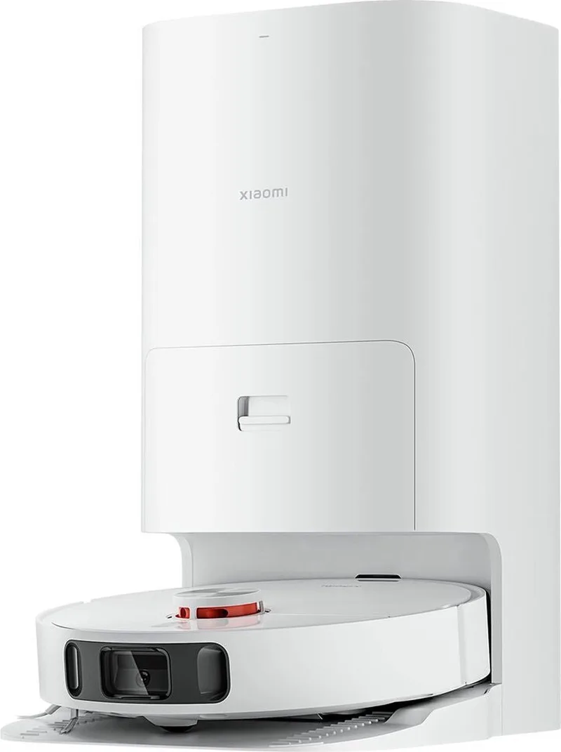Robot Vacuum X10+ EU - Dubbele roterende moppen - geschikt voor water - LiDAR detectie werkt ook 's nachts - geavanceerde 3D ToF en RGB camera - basisstation maakt de robot schoon en droog by Xiaomi in White – product photo