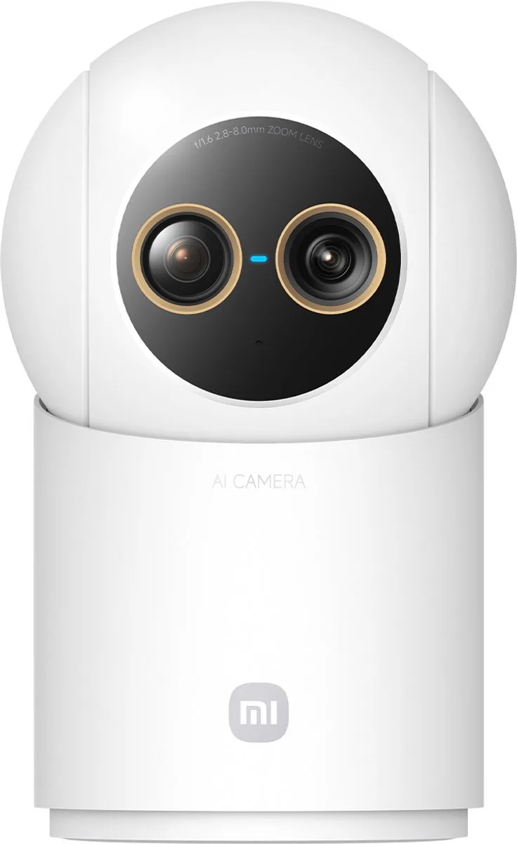 Smart Camera C701 Pro EU | Binnencamera | 4K Ultra-HD-kwaliteit | 8 MP ultragroothoek | 5 MP telefoto met groot bereik von Xiaomi in Weiß – Produktfoto