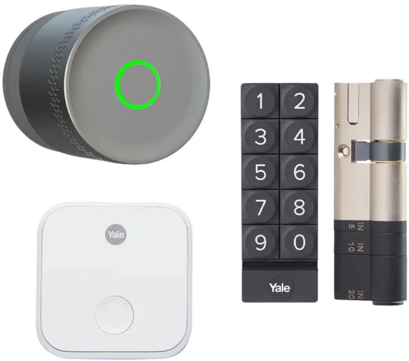 Linus L2 Lite Smart Lock - Complete set by Yale in Silver – product photo
